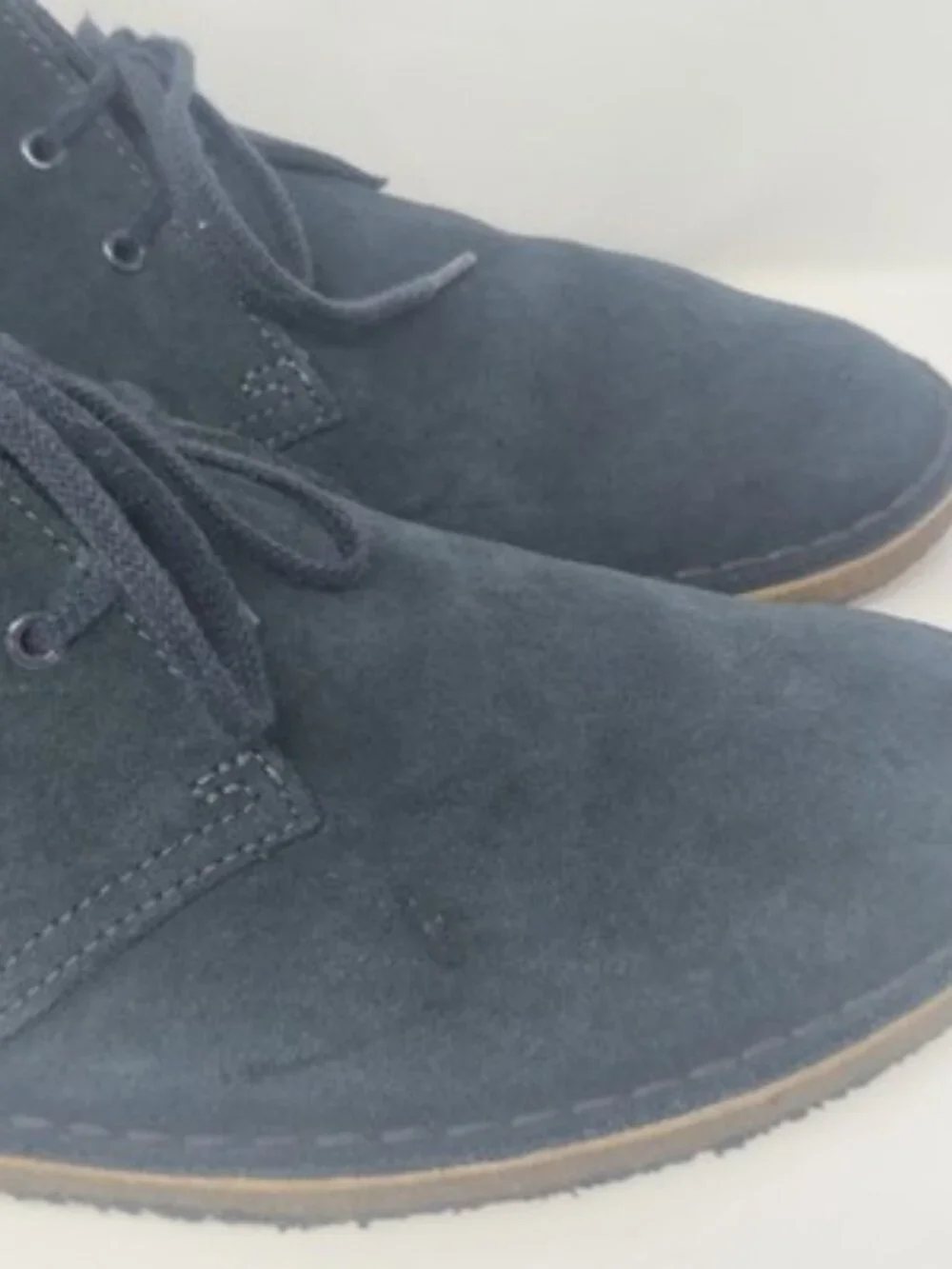 Clarks Originals Charles F Stead Navy Suede Desert Boots Chukka 12M